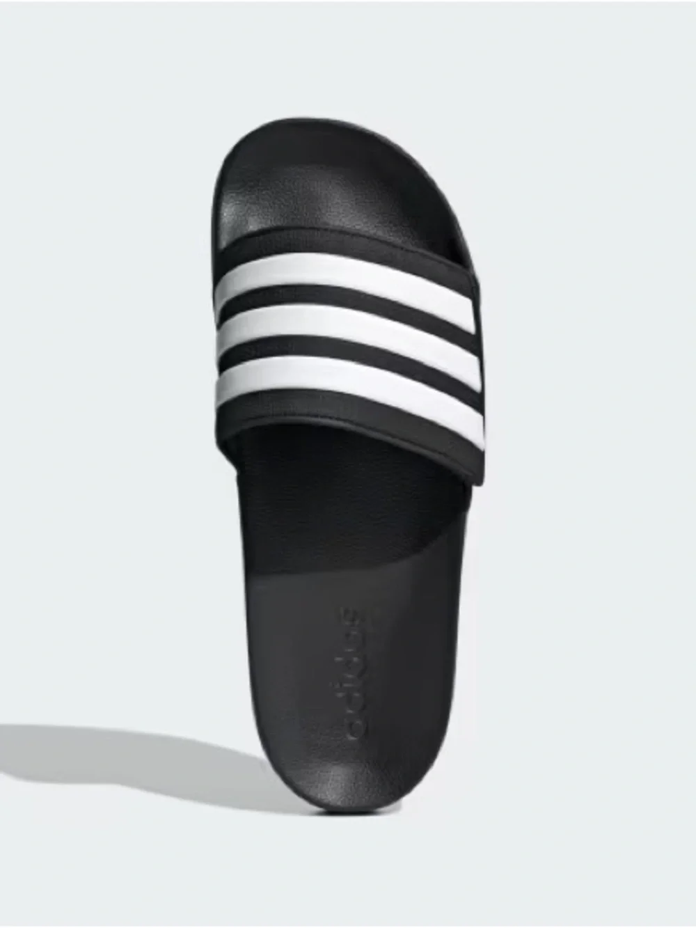 adidas Black and White Slide Sandal - Men’s